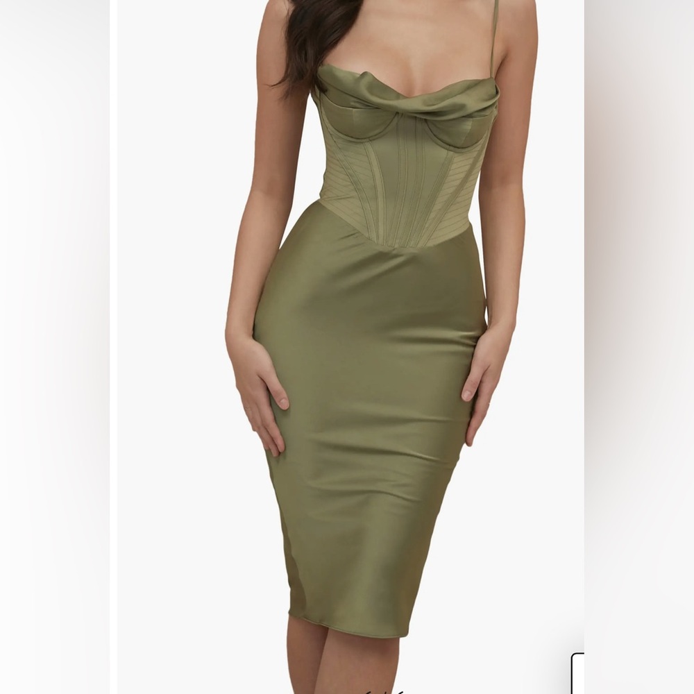 Green formal dress